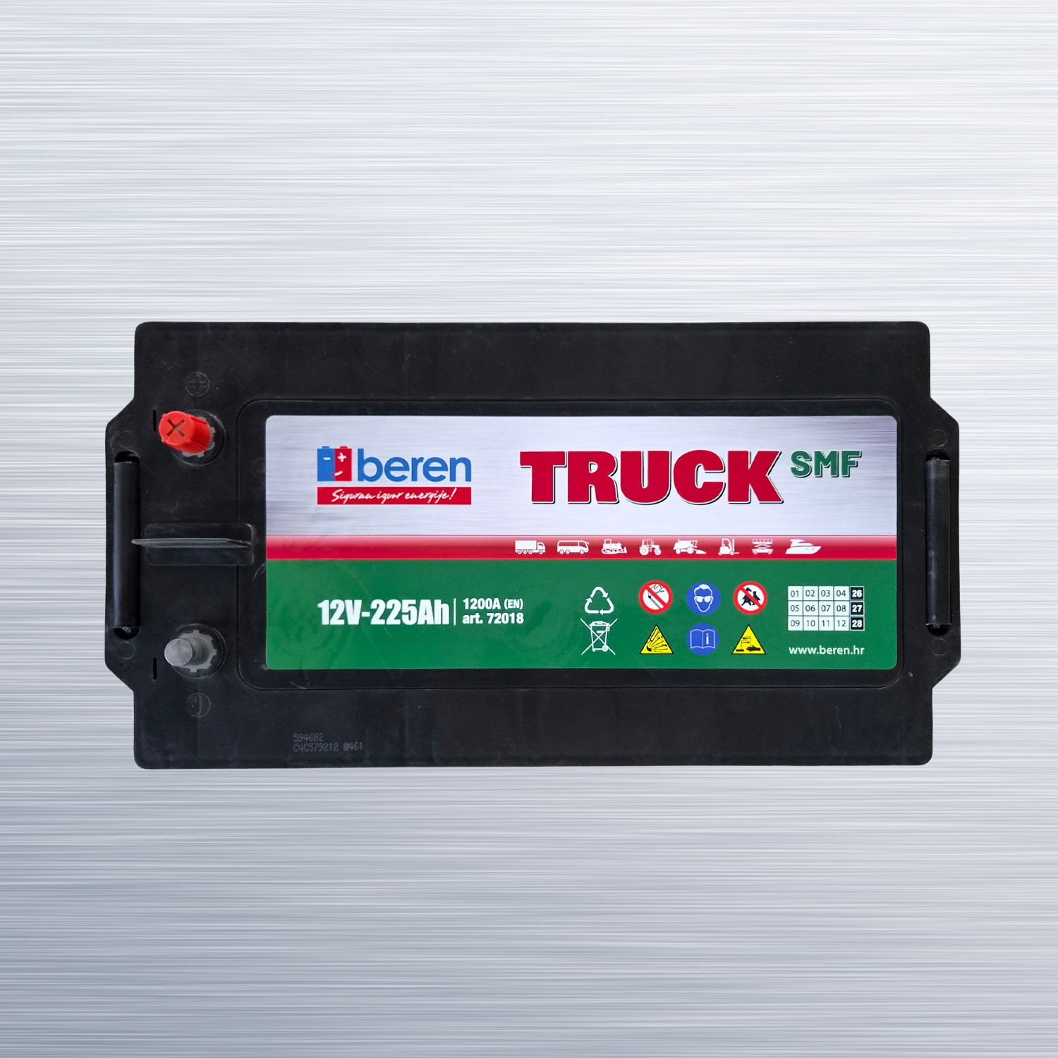 BEREN TRUCK 12V 225Ah 1200A - Slika 2